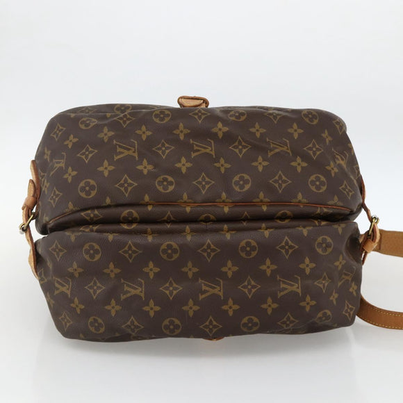 LOUIS VUITTON Monogram Saumur 35 Shoulder Bag M42254 LV Auth hk3665