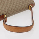 CELINE Macadam Canvas Hand Bag PVC Beige Gold Auth hk3675-7