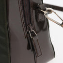GUCCI Bamboo Hand Bag Nylon 2way Green Silver Auth hk3678-19