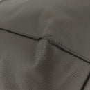 CELINE Cabas Phantom Tote Bag Leather Gray Silver Auth hk3679-9