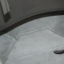 CELINE Cabas Phantom Tote Bag Leather Gray Silver Auth hk3679-11