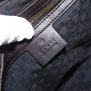 GUCCI Shoulder Bag Canvas Beige Gold Auth hk3681-19