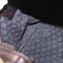 GUCCI Shoulder Bag Canvas Beige Gold Auth hk3681-11