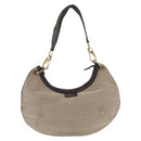 GUCCI Shoulder Bag Canvas Beige Gold Auth hk3681-13