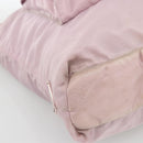 PRADA Tote Bag Nylon Pink Silver Auth hk3682-15