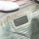 PRADA Tote Bag Nylon Pink Silver Auth hk3682-11
