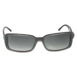 CHANEL COCO Mark Sunglasses plastic Black CC Auth hk3689A - 0