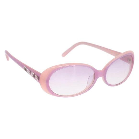 Miu Miu Sunglasses plastic Pink Auth hk3690