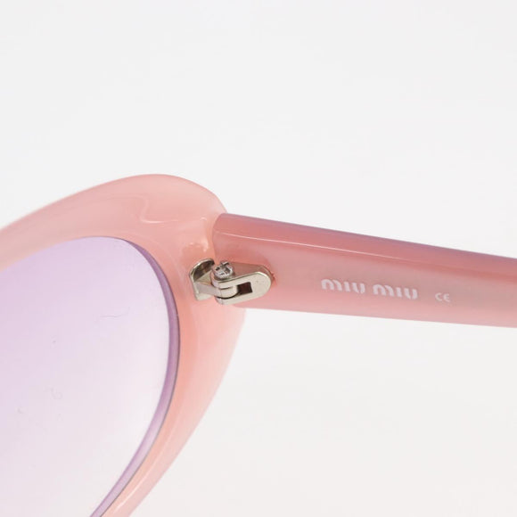 Miu Miu Sunglasses plastic Pink Auth hk3690