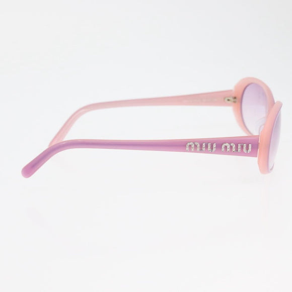 Miu Miu Sunglasses plastic Pink Auth hk3690