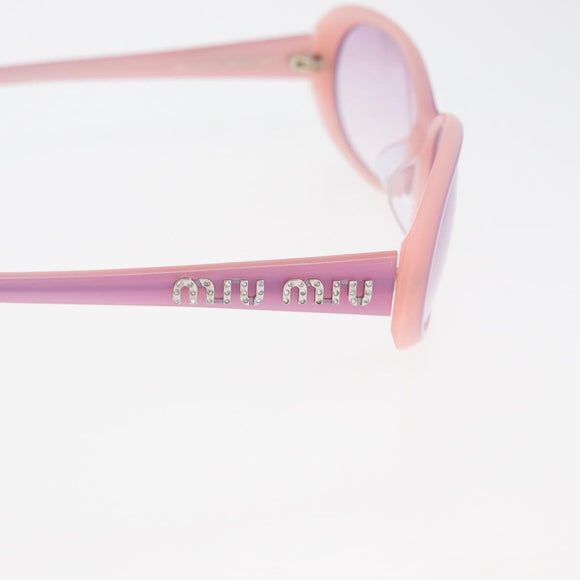 Miu Miu Sunglasses plastic Pink Auth hk3690