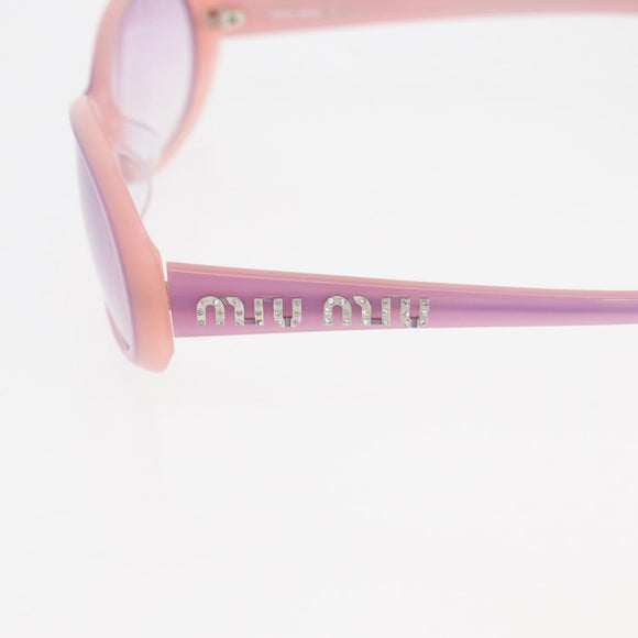 Miu Miu Sunglasses plastic Pink Auth hk3690