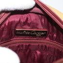 CARTIER Shoulder Bag Leather Beige Gold Auth hk3696A-11