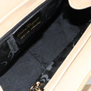 Salvatore Ferragamo Gancini Tote Bag Leather Beige Gold Auth hk3707-17
