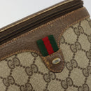 GUCCI GG Supreme Web Sherry Line Bag PVC Beige Gold 904 02 070 Auth hk3710-15