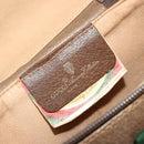GUCCI GG Supreme Web Sherry Line Bag PVC Beige Gold 904 02 070 Auth hk3710-17