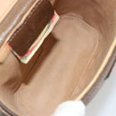 GUCCI GG Supreme Web Sherry Line Bag PVC Beige Gold 904 02 070 Auth hk3710-18