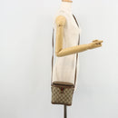 GUCCI GG Supreme Web Sherry Line Bag PVC Beige Gold 904 02 070 Auth hk3710-22