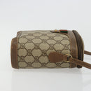 GUCCI GG Supreme Web Sherry Line Bag PVC Beige Gold 904 02 070 Auth hk3710-4