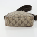 GUCCI GG Supreme Shoulder Bag PVC Beige Silver 122754 Auth hk3711-9