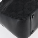 GUCCI GG Canvas Tote Bag Black 94898 Auth hk3714-9