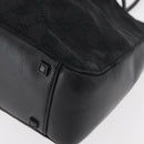 GUCCI GG Canvas Tote Bag Black 94898 Auth hk3714-14