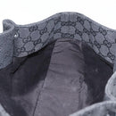GUCCI GG Canvas Tote Bag Black 94898 Auth hk3714-11