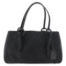 GUCCI GG Canvas Tote Bag Black 94898 Auth hk3714-13