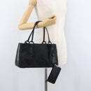 GUCCI GG Canvas Tote Bag Black 94898 Auth hk3714-22