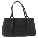 GUCCI GG Canvas Tote Bag Black 94898 Auth hk3714-2