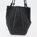 GUCCI GG Canvas Tote Bag Black 94898 Auth hk3714-4