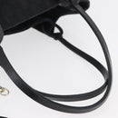 GUCCI GG Canvas Tote Bag Black 94898 Auth hk3714-7