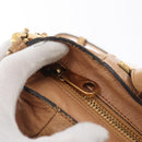 Chloe Etel Hand Bag Leather 2way Beige Gold Auth hk3719A-18