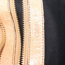 Chloe Etel Hand Bag Leather 2way Beige Gold Auth hk3719A-19