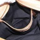 Chloe Etel Hand Bag Leather 2way Beige Gold Auth hk3719A-24