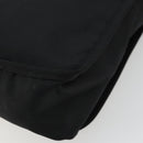 FENDI Shoulder Bag Nylon Black Silver Auth hk3723-15