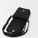 FENDI Shoulder Bag Nylon Black Silver Auth hk3723-10