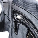 FENDI Shoulder Bag Nylon Black Silver Auth hk3723-21