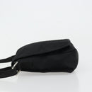 FENDI Shoulder Bag Nylon Black Silver Auth hk3723-4