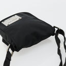 FENDI Shoulder Bag Nylon Black Silver Auth hk3723-6