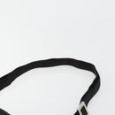 FENDI Shoulder Bag Nylon Black Silver Auth hk3723-8