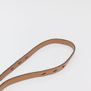 Chloe Etel Hand Bag Leather 2way Beige Gold Auth hk3725A-11