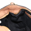 Chloe Etel Hand Bag Leather 2way Beige Gold Auth hk3725A-21