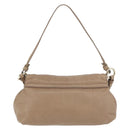 Chloe Lily Hand Bag Leather 2way Beige Gold Auth hk3726A-3