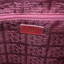 CARTIER Must Line Boston Bag Leather Bordeaux Gold Auth hk3727A-19