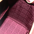 CARTIER Must Line Boston Bag Leather Bordeaux Gold Auth hk3727A-21