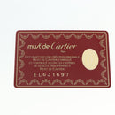 CARTIER Must Line Boston Bag Leather Bordeaux Gold Auth hk3727A-11