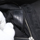 SAINT LAURENT Body Bag Canvas Black Silver 581375 Auth hk3728A-12