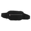 SAINT LAURENT Body Bag Canvas Black Silver 581375 Auth hk3728A-2