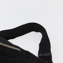 SAINT LAURENT Body Bag Canvas Black Silver 581375 Auth hk3728A-8